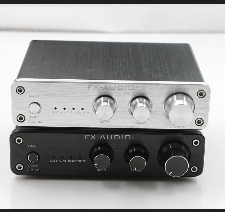 Цифровой усилитель мощности FX-Audio домашний сабвуфер высокой 2 1 мини Hi-Fi Bluetooth 2*50 Вт