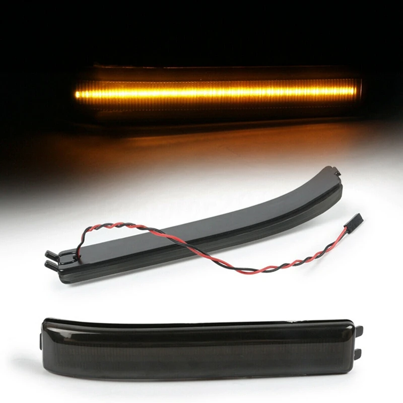 2 шт. дым светодиодный под Боковая дверь Зеркало указатели поворота для F-150 Raptor