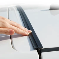 diy 1 6m universal car door trunk edge seal strip rubber weatherstrip sealing sticker for mpv hatchback suv car auto accessories