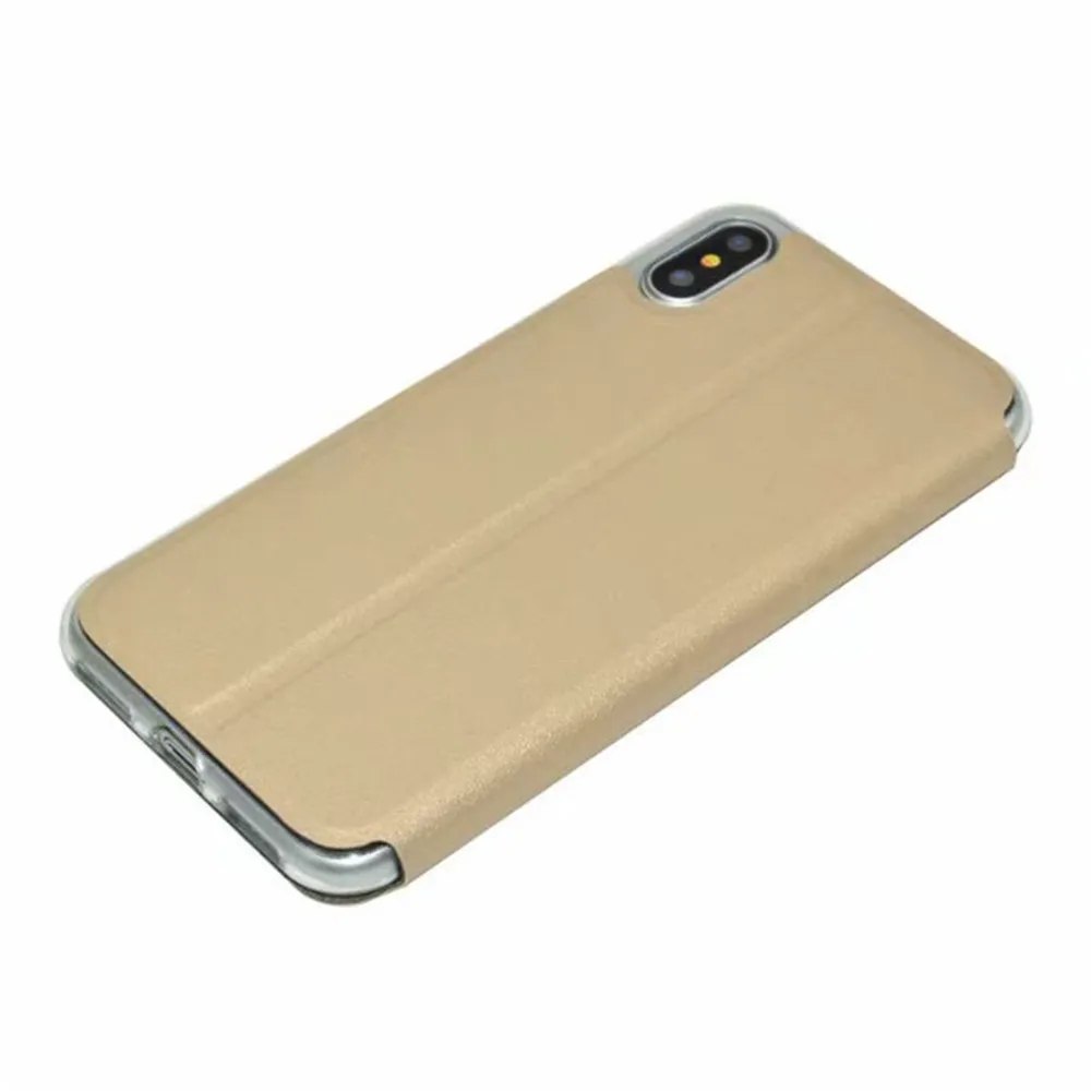 Ультратонкий чехол из ПУ кожи с откидной крышкой и подставкой для Apple iPhone XS Max XR Plus