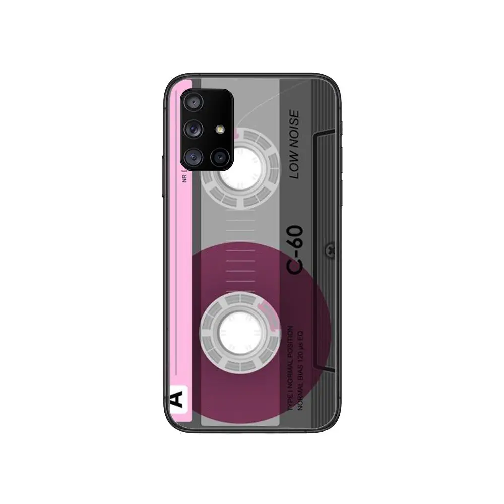 

Popular element radio tape case Phone Case Hull For Samsung Galaxy A 50 51 20 71 70 40 30 10 80 E 5G S Black Shell Art Cell Cov
