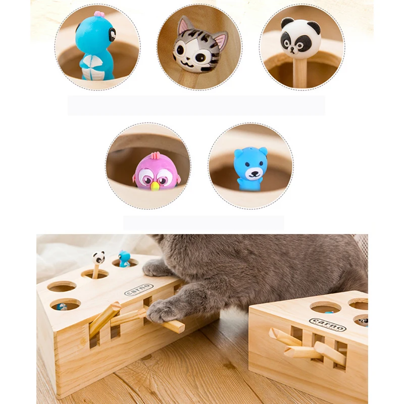 Забавная интерактивная игрушка для охоты на котов погоня мышь твердый