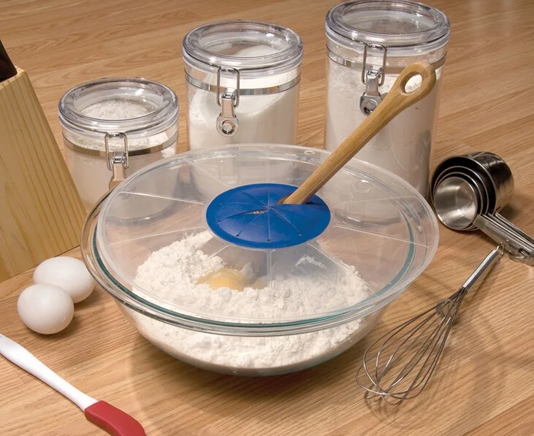 

Egg Bowl Whisks Screen Cover Beat Egg Cylinder Baking Splash Guard bowl lids Kitchen waterproof bowl lids