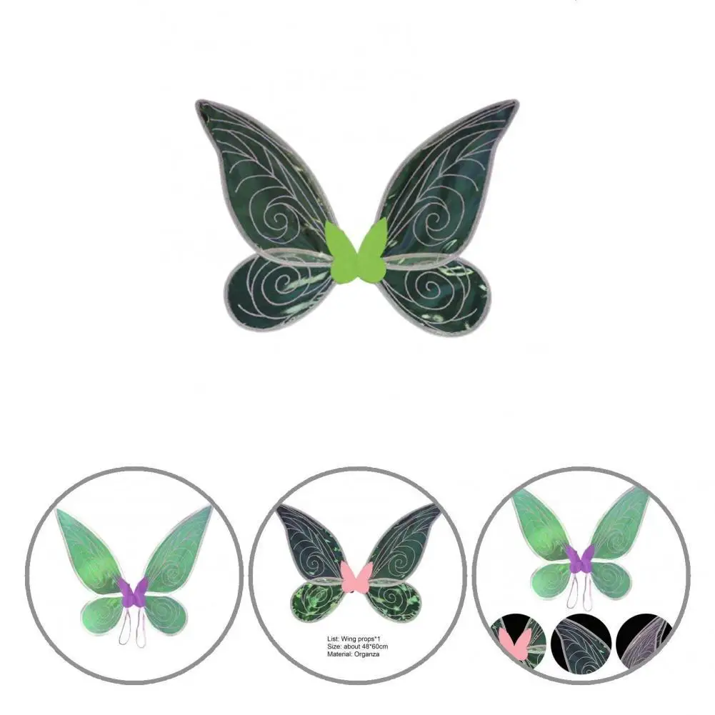 

Костюм Феи Бабочки, привлекательный изящный портативный костюм принцессы-эльфа на Хэллоуин с крыльями бабочки