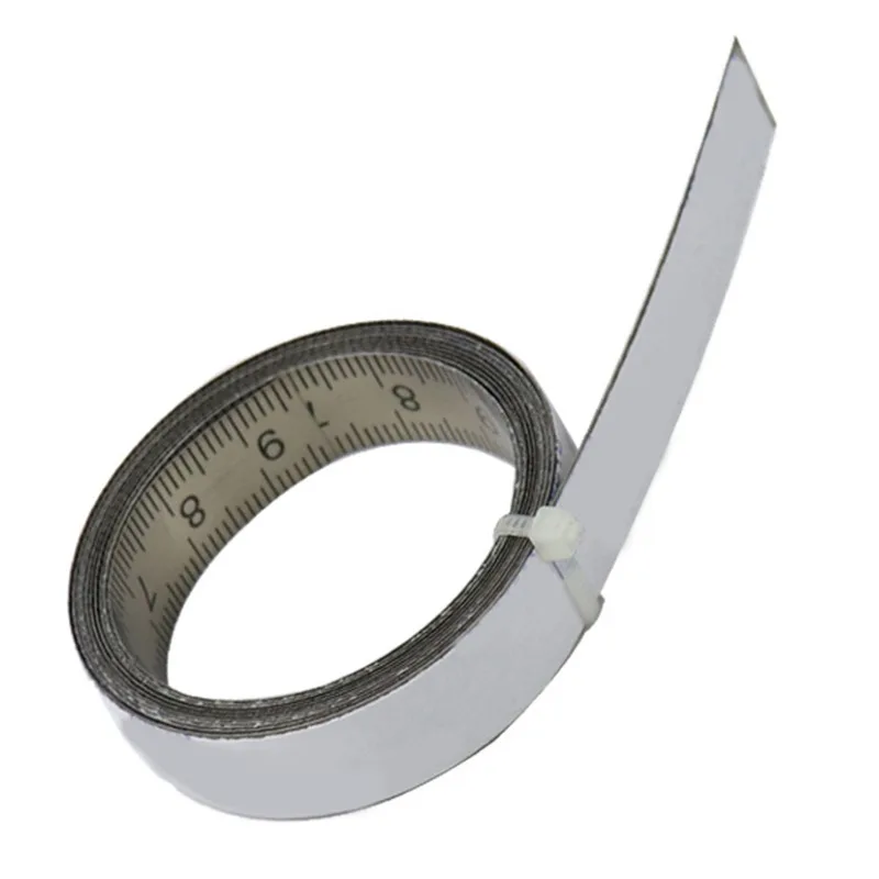 

Miter Track Tape Measure Self Adhesive Metric Stainless Steel Scale Ruler Self-Adhesive Measuring Tape Woodworking Tool