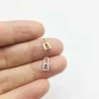 Eruifa 20 шт. 9*4 мм мини-замок ожерелье из цинкового сплава, серьги браслет ювелирные изделия DIY ручной работы 2 вида цветов