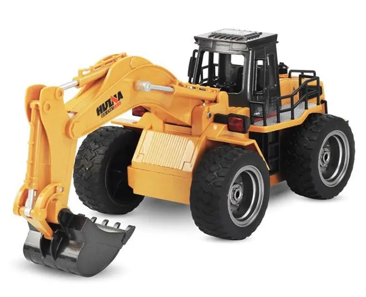 

Huina 6 channel 530 remote control excavator 2.4G wireless remote control car engineering vehicle excavator children toy