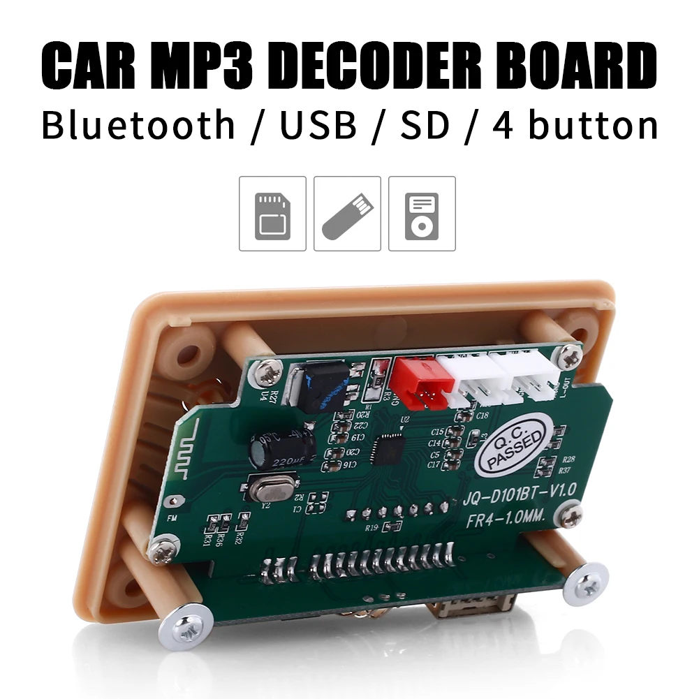 MP3 автомобильный динамик плеер WMA декодер радиомодуль плата Bluetooth Автомобильный