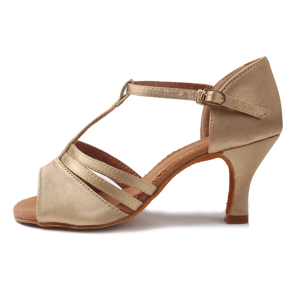 Women Latin Dance Shoes High Heel Ballroom Tango Salsa Dancing Shoes Ladies Modern Girls Suede Sole Party Dance-Shoes HotSelling