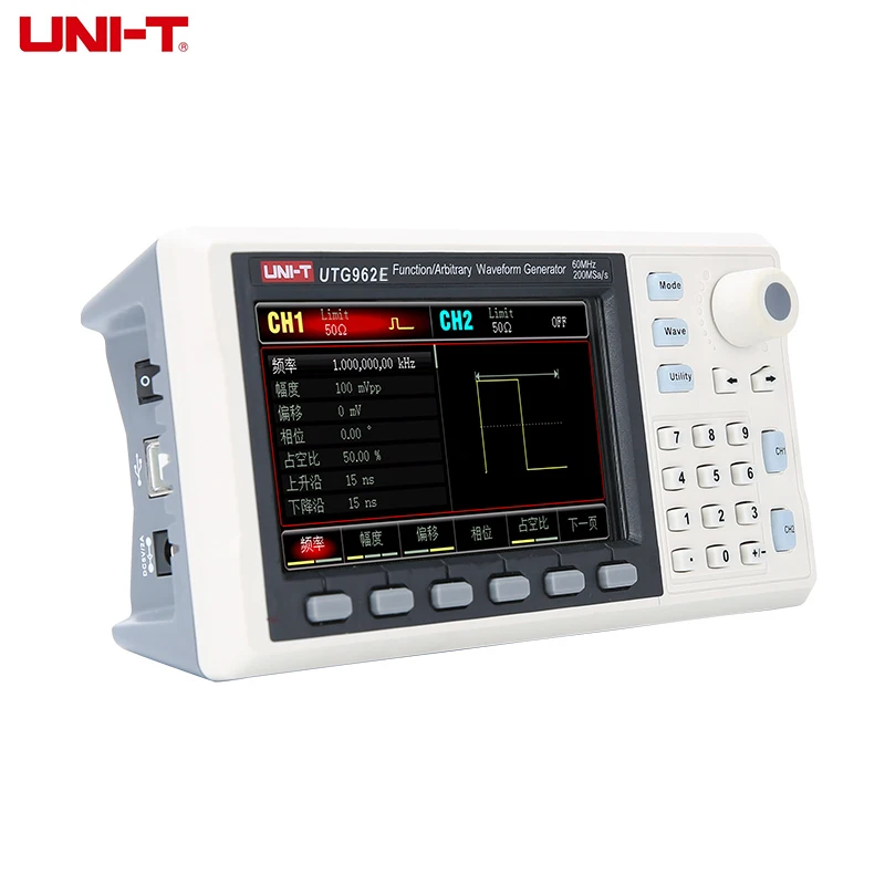 UNI-T UTG932 UTG962E Функция произвольный волновой сигнал генератор сигналов 60 МГц 30 2-х