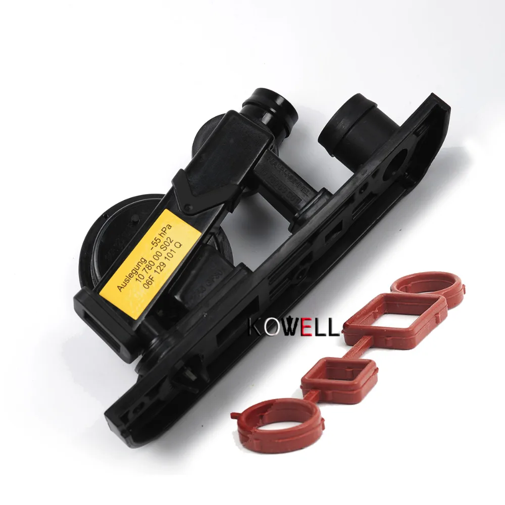 OEM сепаратор масла PCV клапан контроля давления и прокладка для VW Audi 2 0 06F129101R 06F 129 101R