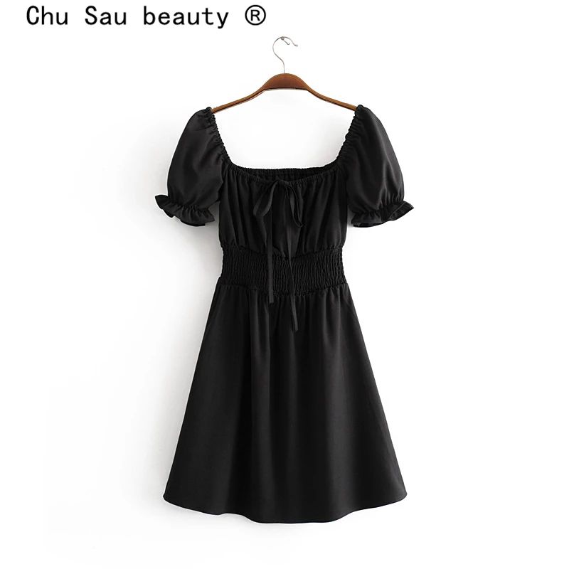 Chu Sau beauty новое модное повседневное шикарное мини платье 2 цветов женское