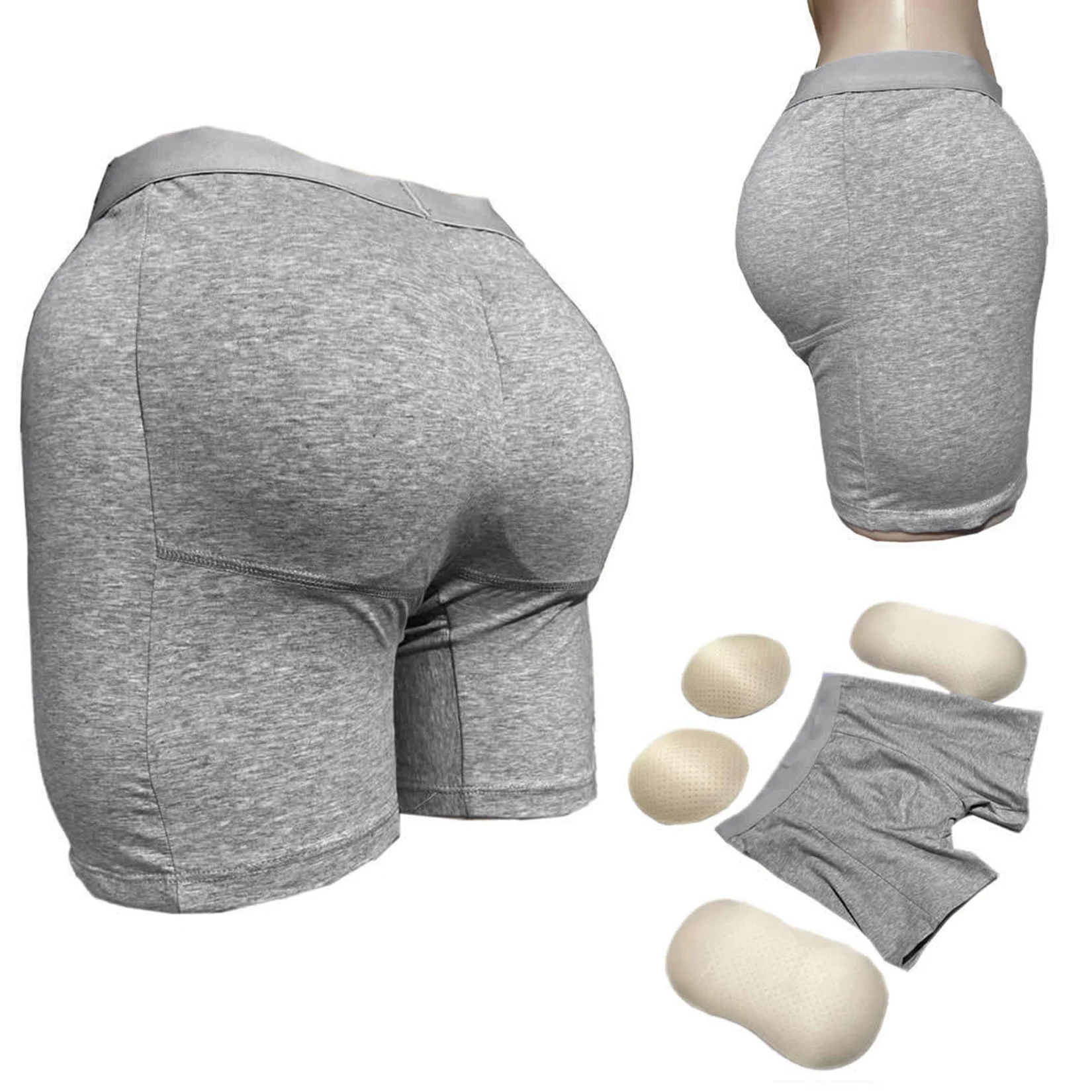 

Трусы-боксеры унисекс для подтяжки ягодиц, амортизирующие Трусы-шорты для защиты суставов бедер и костей при столкновении, шорты для пожилы...