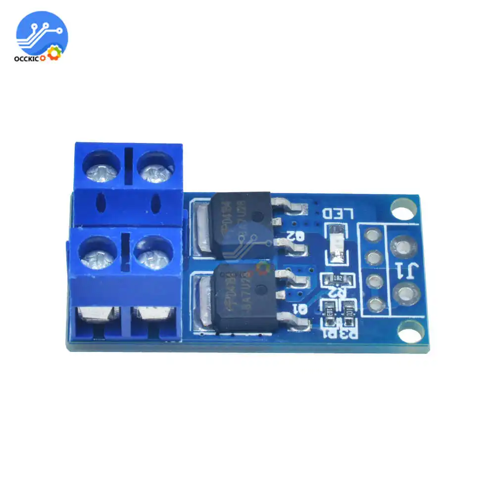 Высокая Мощность 15A 400 Вт MOSFET триггер переключениt приводной модуль ШИМ-регулятор электронный переключатель Управление Панель DC 5 V-36 V