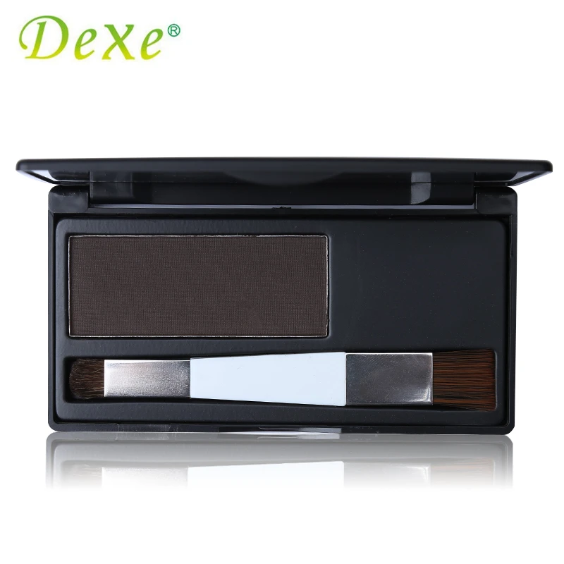 Темно коричневый цвет Dexe волос ing продукты покрытие серое для корней вверх Цвет