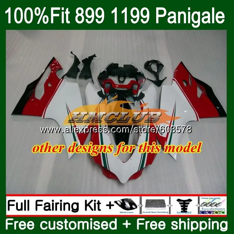 

Injection For DUCATI 1199 Panigale 2012 2013 2014 2015 2016 51CL.0 899 1199R 899R 899S 1199S 12 13 14 15 Fairings New Blue white