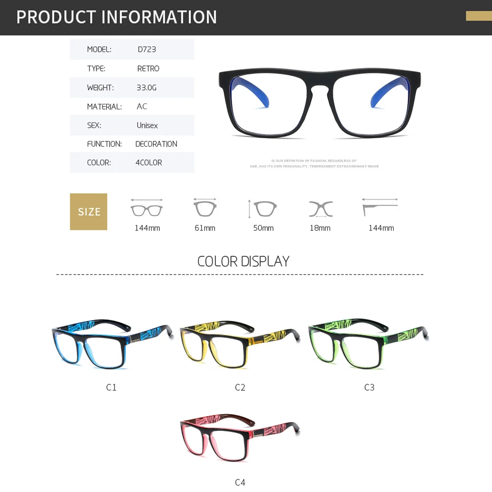 

LongKeeper Anti Blue Light Glasses Frame Men Women Computer Eyeglasses Fashion Square Clear Lens Eyewear Spectacles UV400 Oculos