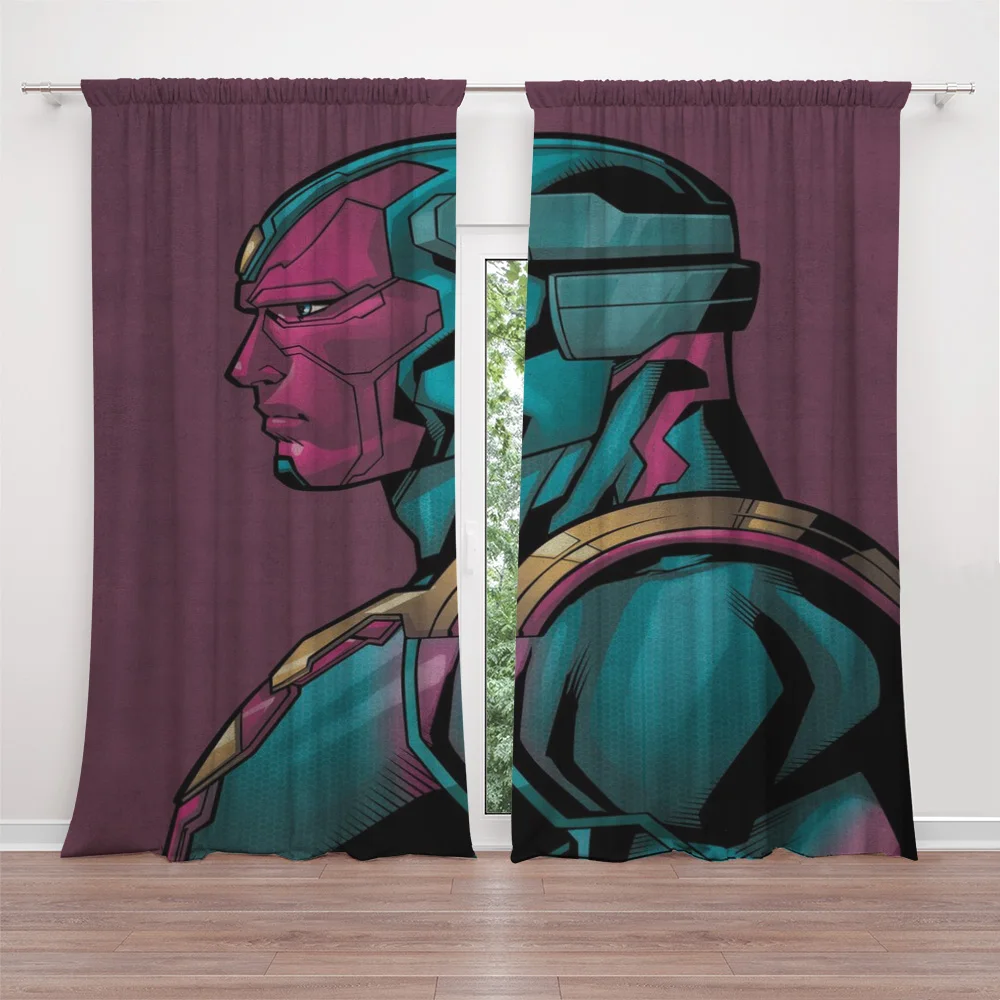 Шторы Vision для гостиной 3D печать спальни детской комнаты украшение дома 2