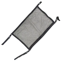 1 pc black universal breathable portable car roof sundries net bag luggage hanging double layer net port storage bag with zipper