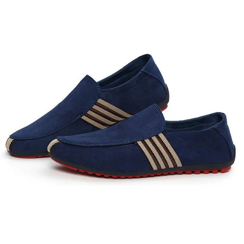 LIN KING Leisure Low Top Men's Loafers Moccasins Breathable Slip On Lazy Summer Casual Shoes Comfortable Non Driving | Обувь