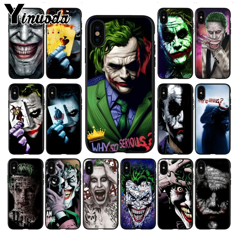 Yinuoda Joker распродажа Роскошные крутые аксессуары для телефонов Чехол для iPhone 7plus 6S 6plus 7 8 8Plus X XS XR XS MAX 5S 11 11pro max чехол