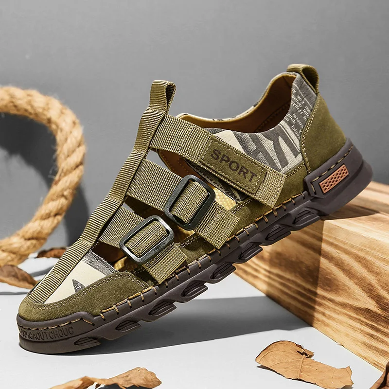 

Summer new style comfortable and light fashion outdoor beach shoes men's sandals non-slip casual breathable men's shoes