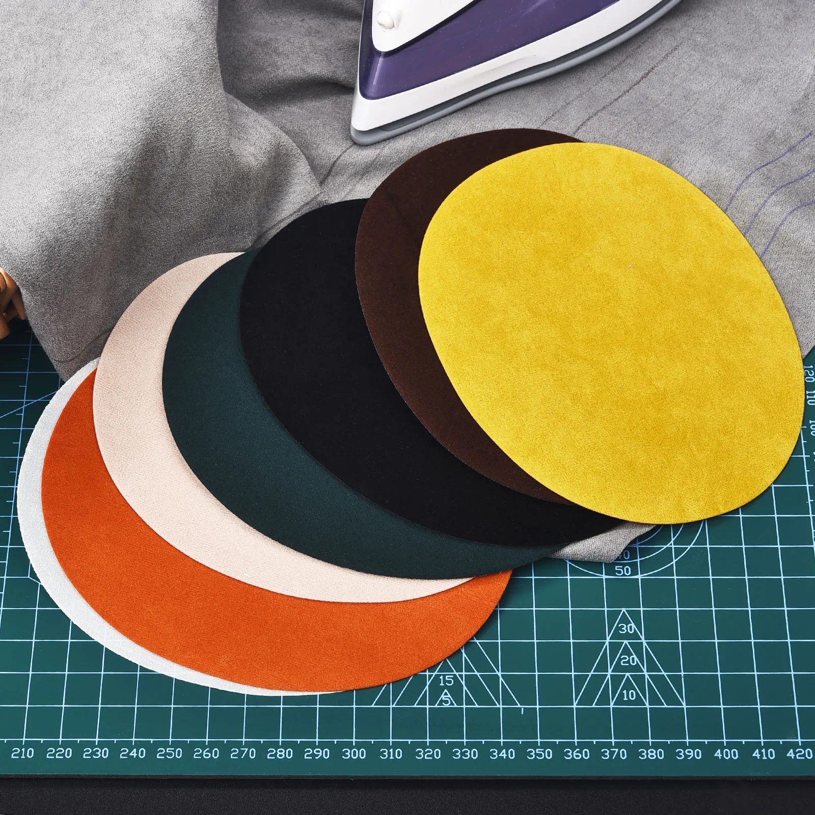 1 шт. новый патч из замшевой ткани патчи с утюгом ремонтные Значки для мужской