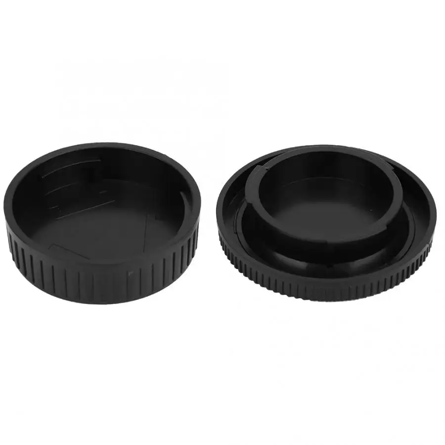 Крышка объектива черная пластиковая портативная Задняя крышка Комплект
