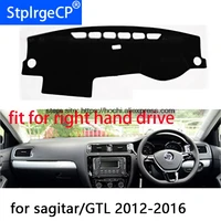 for volkswagen vw sagitar right hand drive dashboard mat protective pad black car styling interior refit sticker mat products