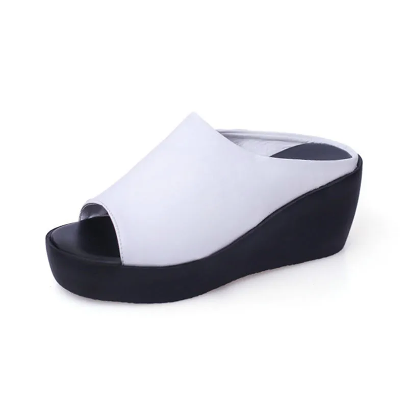 

Fashion Flip Flops 2021 Women Beach Wedges Slippers Summer Gladiator Sandals Women Casual Shoes Woman Platform Flip Flops
