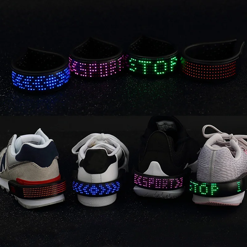 Luminoso juguete Clip luz para zapatos de carga USB a prueba de agua al aire libre correr de noche seguridad en ciclismo de advertencia LED magia Clip de zapato-1