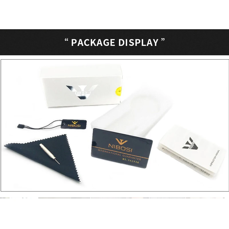 

NIBOSI 2019 latest brand fashion quartz men's watch sports watch male military watch waterproof leather men's watch