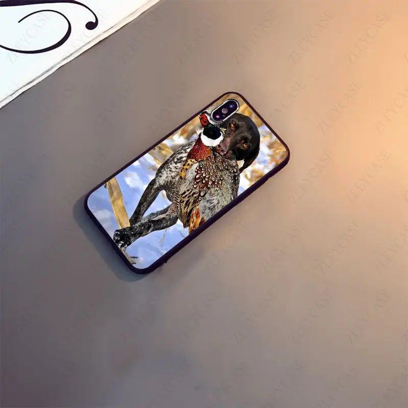 hunting dog tpu soft silicone black phone case for iphone x xs 11 12pro max 5s 6splus 7 8plus se 2020 xr xsmax 12mini cover free global shipping