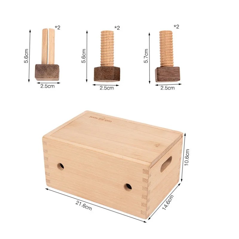

Wooden Children's Multifunctional Simulation Repair Tool Tabletop Screwing Screws Disassembly Assembly Toolbox Educational Toys