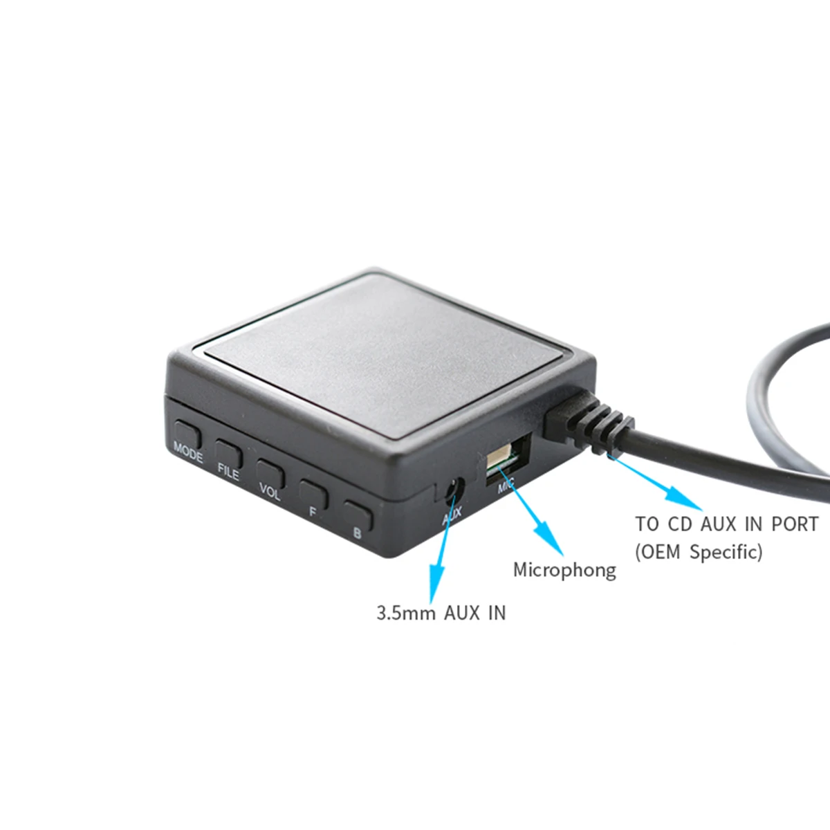 Bluetooth Aux кабель приемника с USB микрофон для ALPINE адаптер громкой связи 9887/105/117/9855/305S |