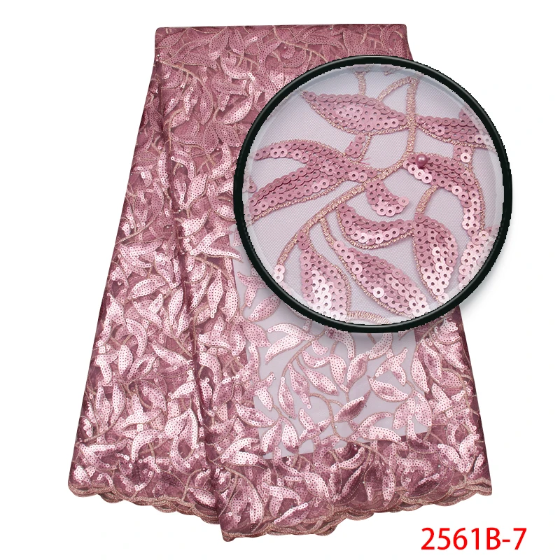 Небесно-голубая кружевная ткань с блестками новое кружево из органзы для Aso Ebi