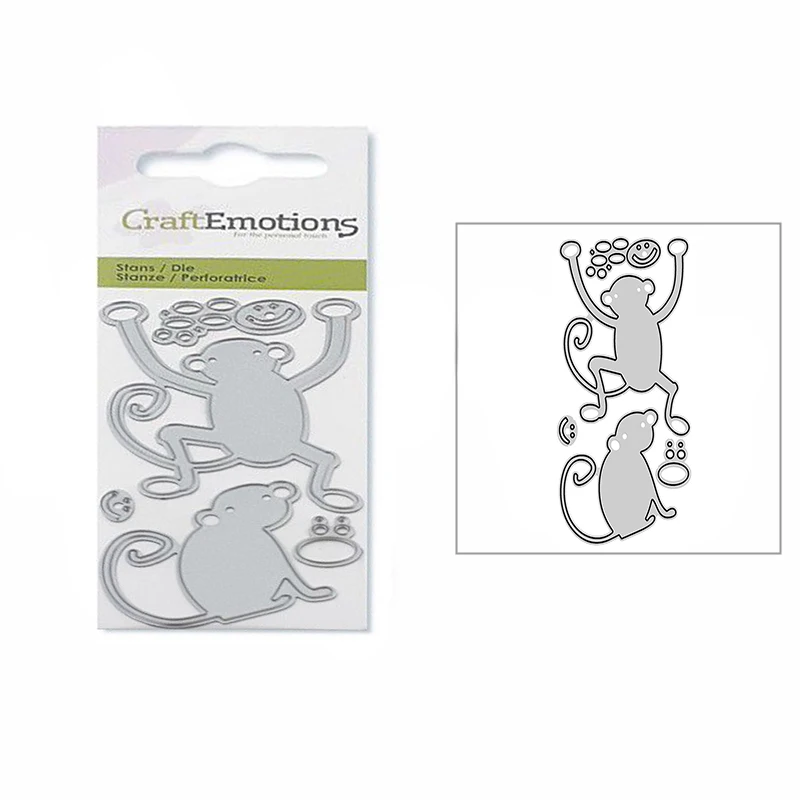 Новинка 2021 счастливые обезьяны сделай сам Ремесло металлические штампы для