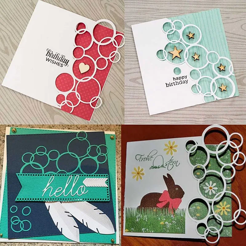 

DIY Carbon Steel Metal Cutting Dies DIY Circle Embossed Mold Christmas Cutting Die Scrapbooking Template