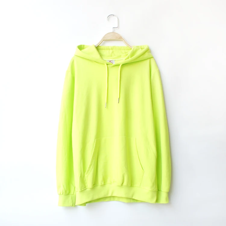 

Осенние женские модные неоново-зеленые свободные толстовки карамельных цветов тонкие корейские парные пуловеры с длинным рукавом уличный Повседневный свитер рубашки