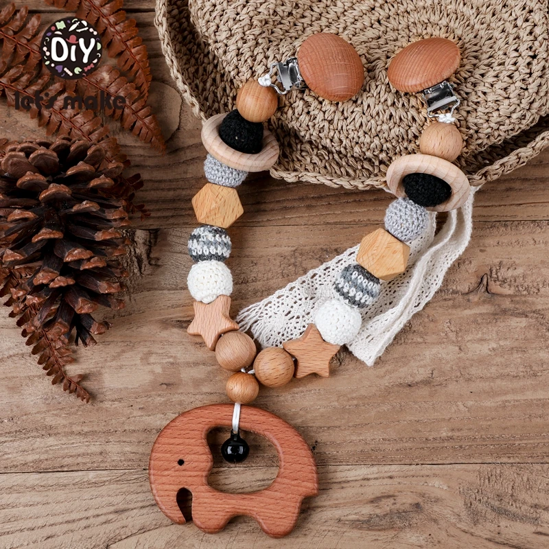 1 шт. деревянный Прорезыватель для зубов и соски | Мать ребенок