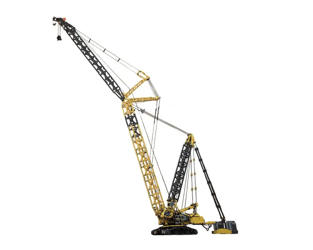 

2021 Lepinins technology building block moc-39663 project Liebherr crane boom high difficulty remote control assembling boy toys