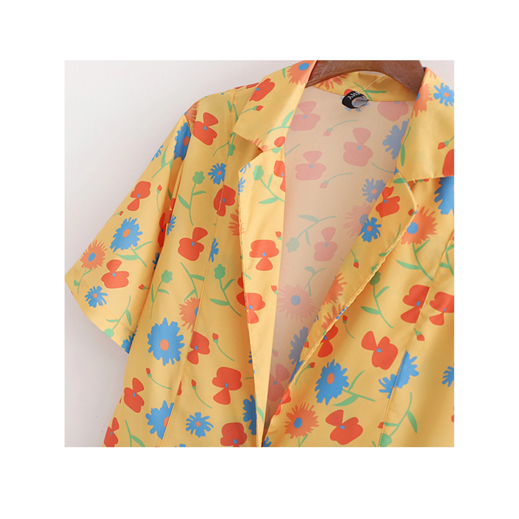 Za 2019 модное платье миди женское желтое шелковое атласное с цветочным принтом v