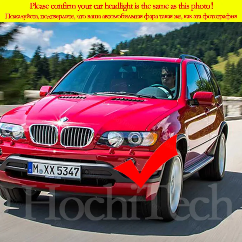 Для BMW X5 E53 предварительно 2000 2001 2002 2003 дневные ходовые огни светильник DRL