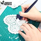 Режущий инструмент для творчества, режущий инструмент для рукоделия с вращающимся лезвием из стали 360, безопасный резак, нож для бумаги с 3 лезвиями, режущая ручка