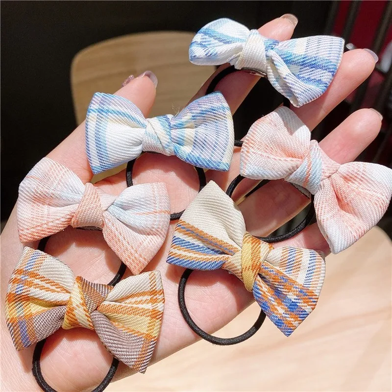 6 шт./компл. челка зажим для волос с бантом клип решетки украшение головы и платье