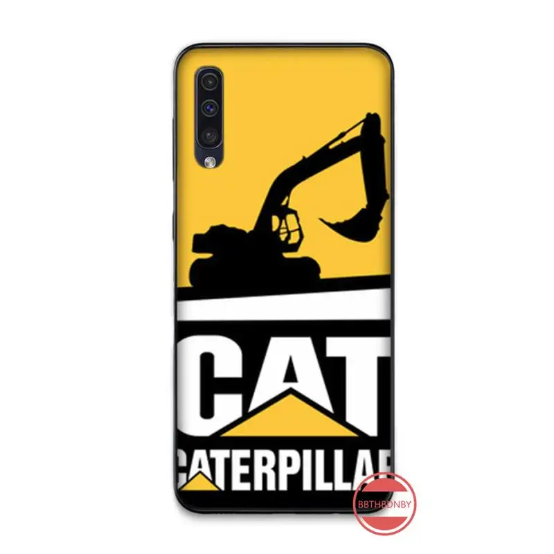 Желтые чехлы с логотипом Caterpillar DOZER чехол для телефона Samsung A20 A30 30s A40 A7 2018 J2 J7 prime J4