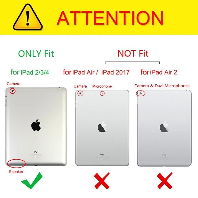 Гибридный трехслойный противоударный Прочный чехол для iPad 2 3 4 тонкая
