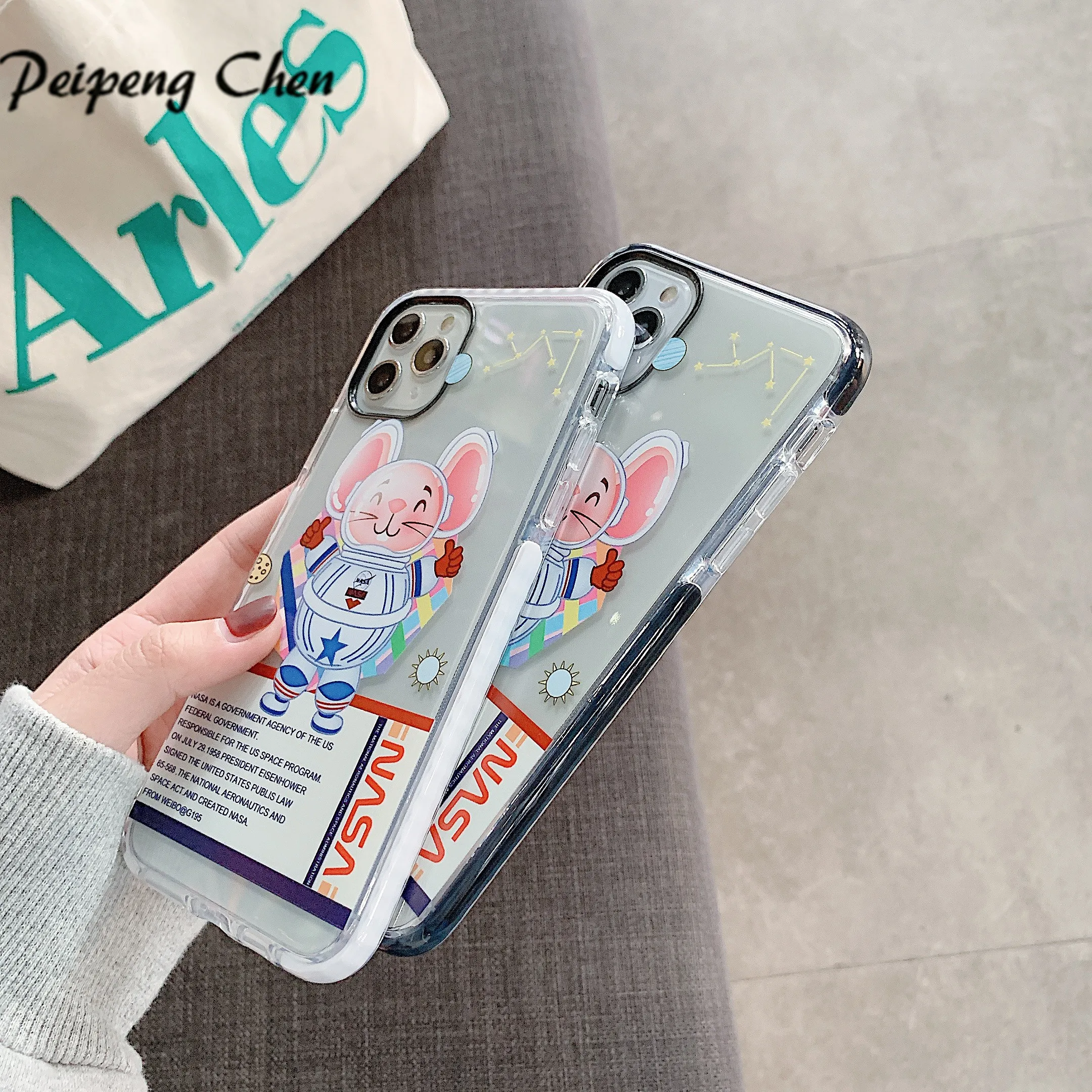 Прозрачный силиконовый чехол для телефона iPhone 11 X S Max XR 8 7 6 Plus TPU крутой