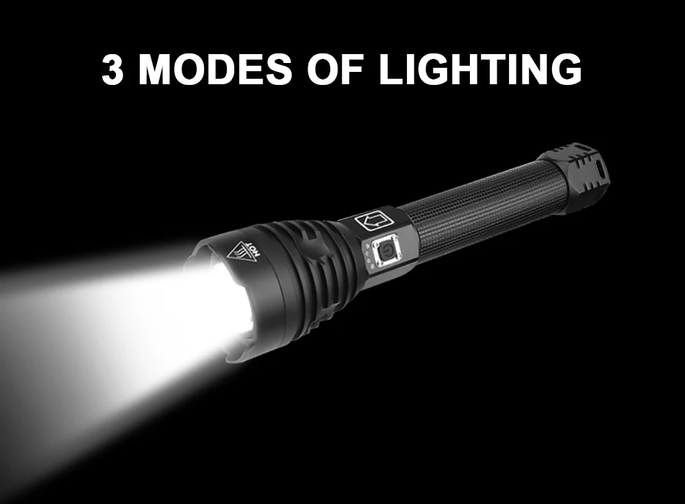 Супер яркий XLamp XHP90 самый мощный Usb масштабируемый светодиодный флэш-светильник XHP70/50 Охотничий Тактический флэш-светильник фонарь 26650 18650
