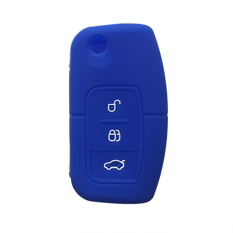 Чехол для ключа дистанционного управления из силикагеля крышка Ford Fiesta Focus Mondeo